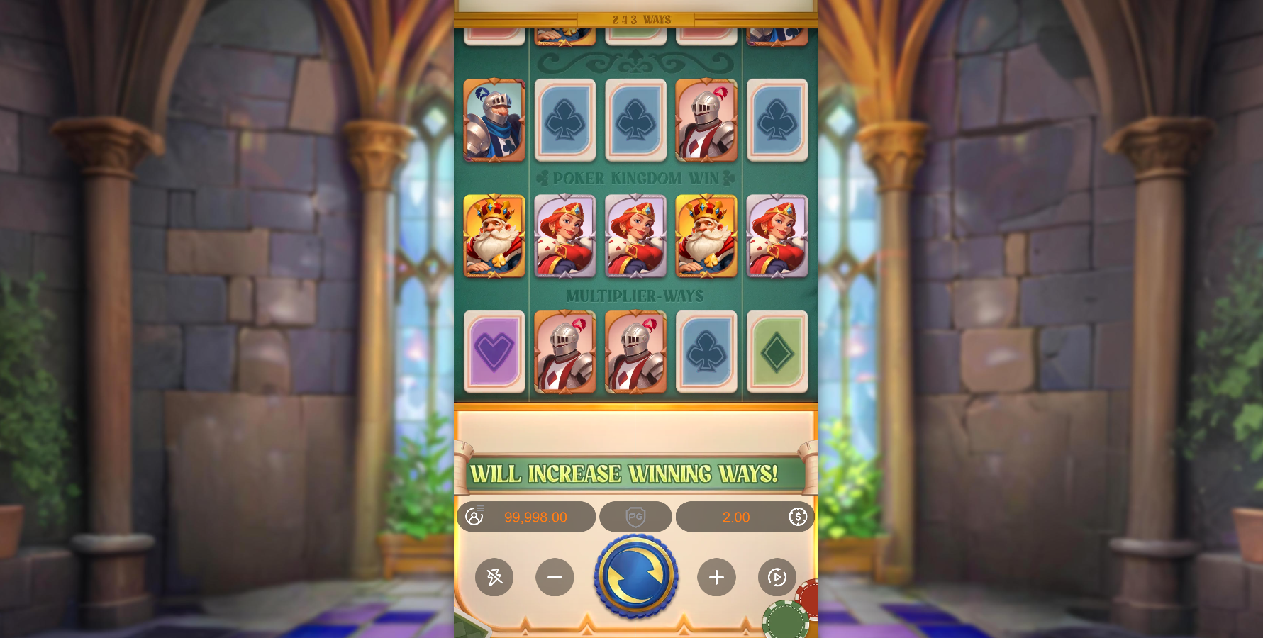 Poker Kingdom Win Base Game